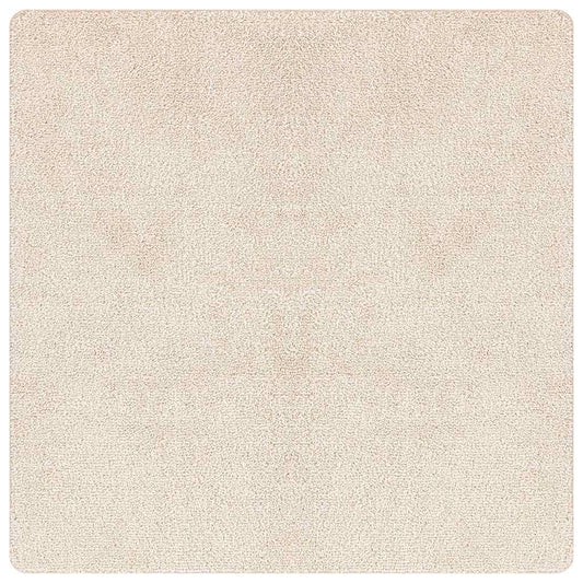 Anti-sklisikker Shaggy Teppe Krem 120 x 120 cm PP