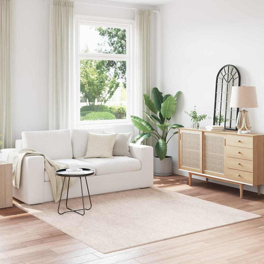 Anti-sklisikker Shaggy Teppe Krem 200 x 200 cm PP