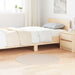 Anti-sklisikker Shaggy Teppe Krem 90 x 90 cm PP