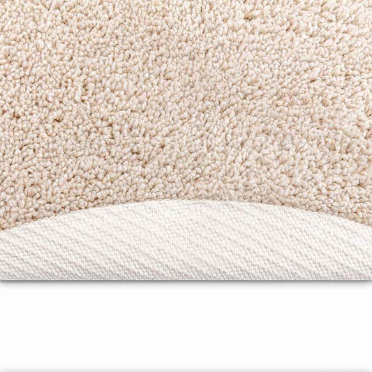 Anti-sklisikker Shaggy Teppe Krem 120 x 120 cm PP