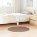 Anti-sklisikker Shaggy Teppe Brun 90 x 90 cm PP