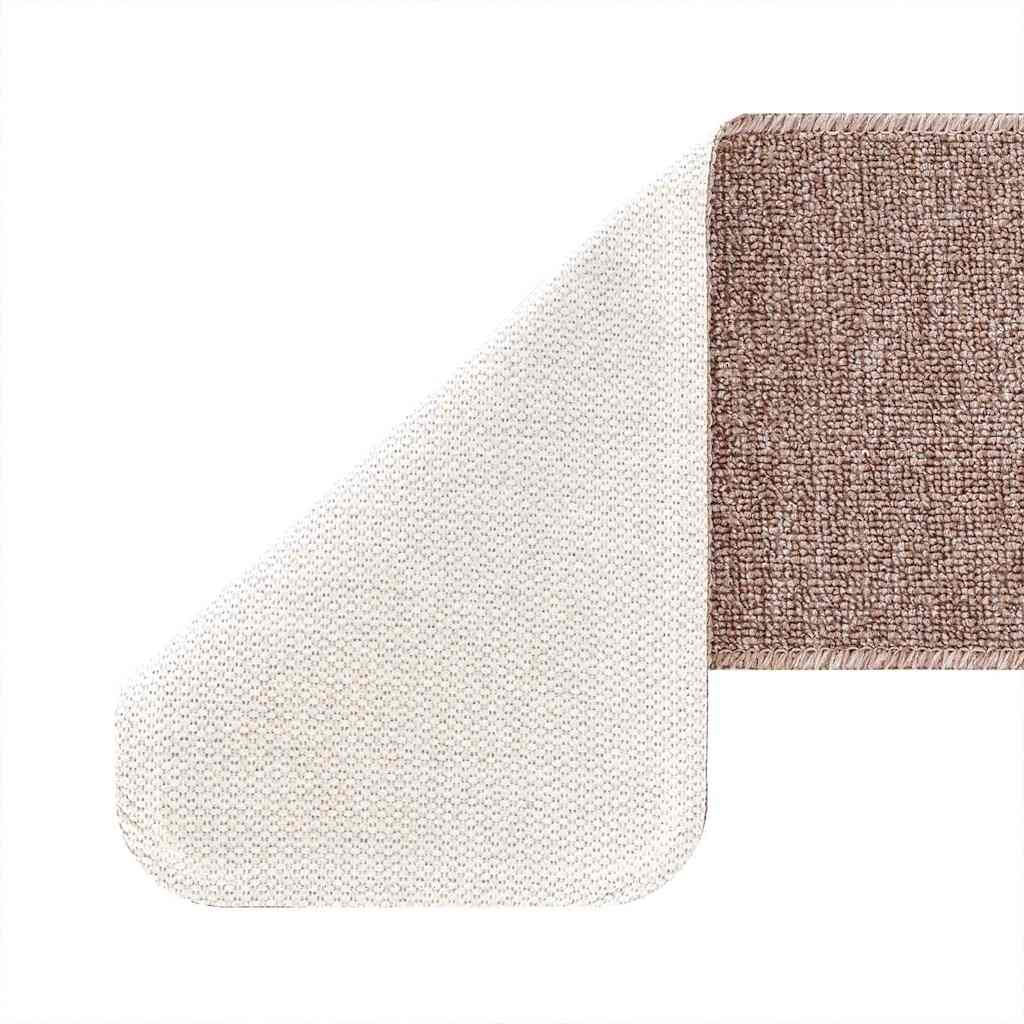 Anti-skli Trapematter 15 pcs Lysebrun 60 x 25 cm PP