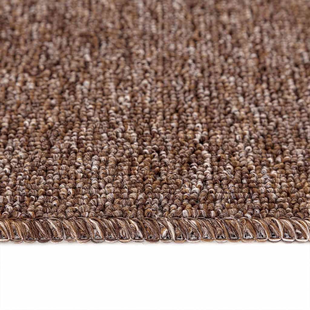 Anti-skli Trapematter Lateks bakgrunn 15 pcs Brun 60 x 25 cm PP
