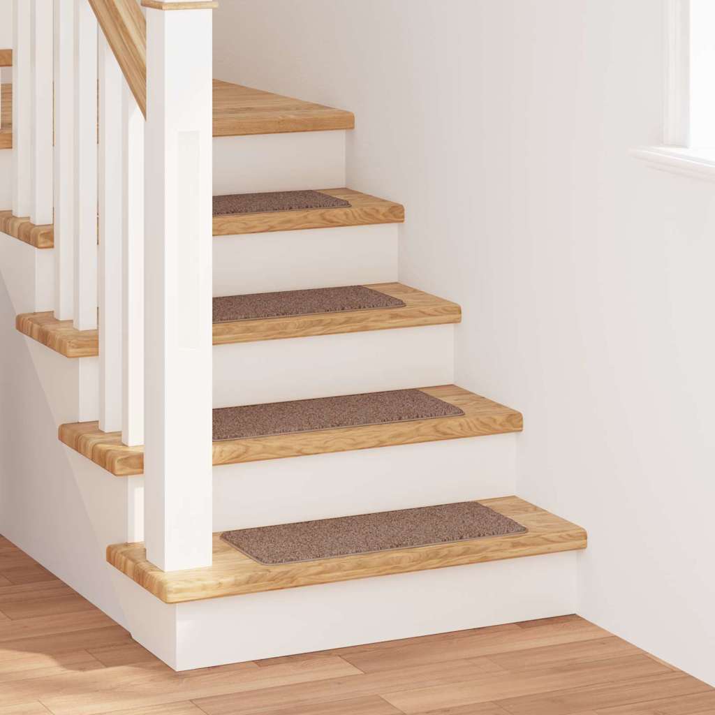 Anti-skli Trapematter Lateks bakgrunn 15 pcs Brun 60 x 25 cm PP