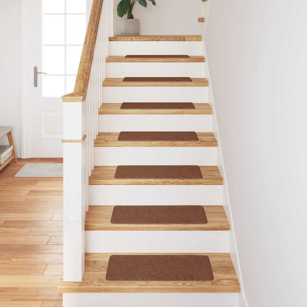 Anti-skli Trapematter Lateks bakgrunn 15 pcs Gul 60 x 25 cm PP