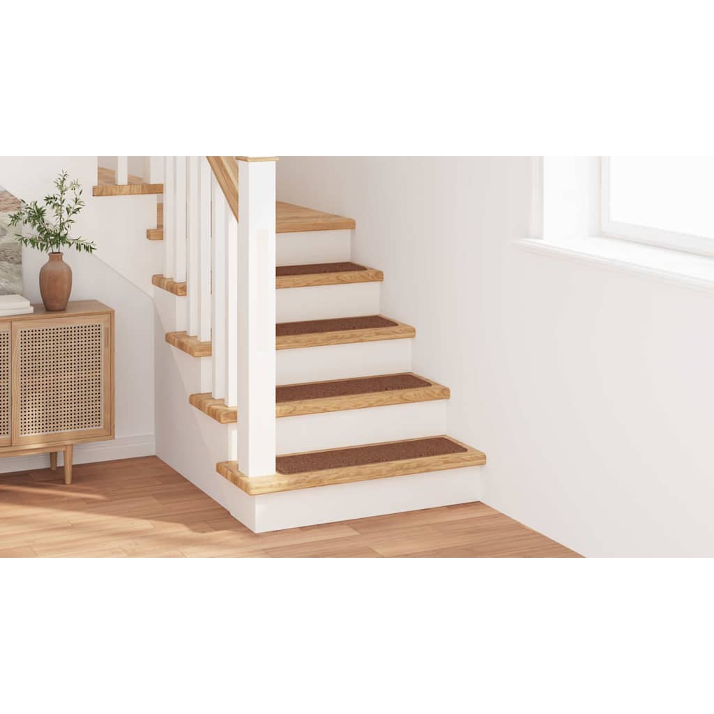 Anti-skli Trapematter Lateks bakgrunn 15 pcs Gul 75 x 20 cm PP