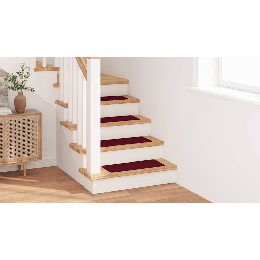 Anti-skli Trapematter 15 pcs Bordeaux 60 x 25 cm PP