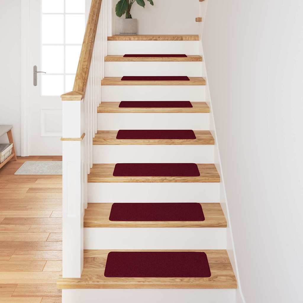 Anti-skli Trapematter 15 pcs Bordeaux 60 x 25 cm PP