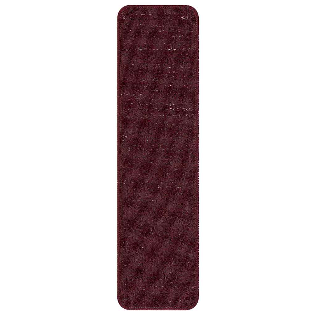 Anti-skli Trapematter 15 pcs Bordeaux 75 x 20 cm PP