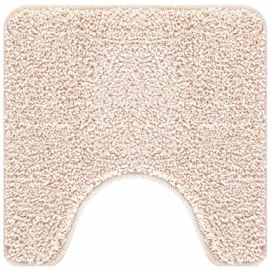 Antisklimatte med Toalettutskjæring Krem 50 x 50 cm PP
