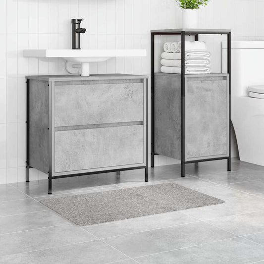 Anti-skli badematte Grå 50 x 80 cm PP