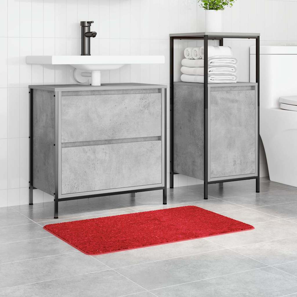 Anti-skli badematte Rød 50 x 80 cm PP