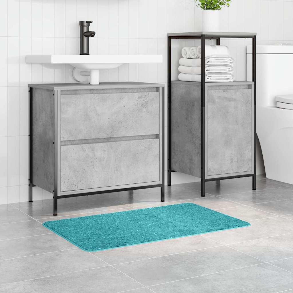 Anti-skli badematte Turkis 50 x 80 cm PP