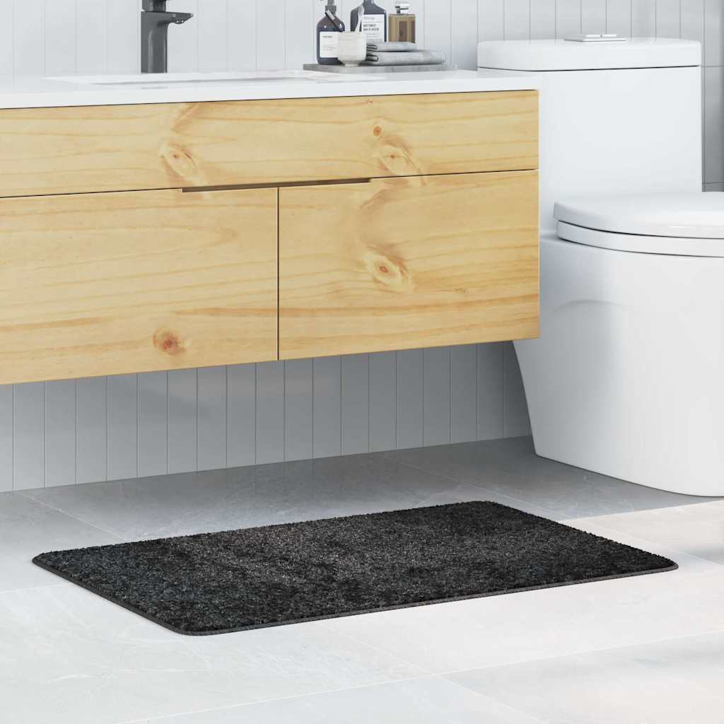 Anti-skli badematte Mørke grå 60 x 90 cm PP