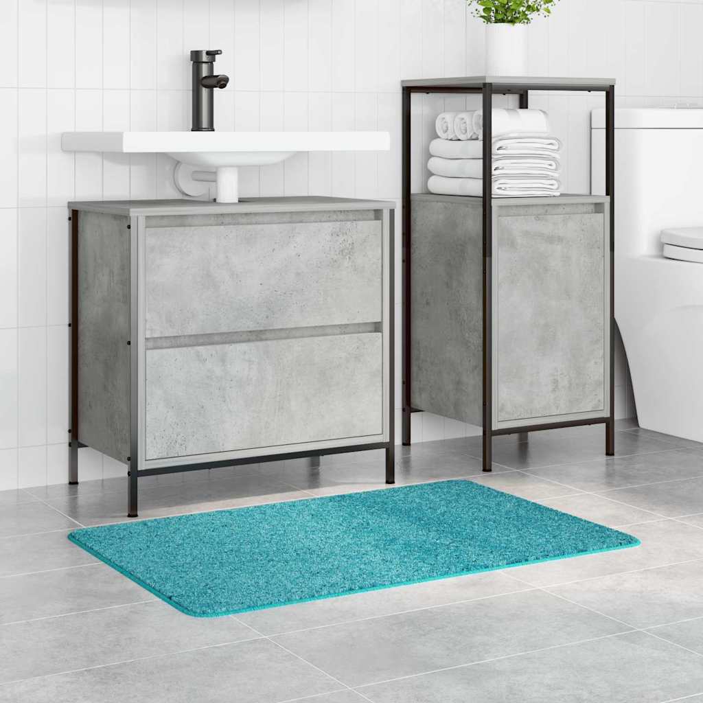 Anti-skli badematte Turkis 60 x 90 cm PP