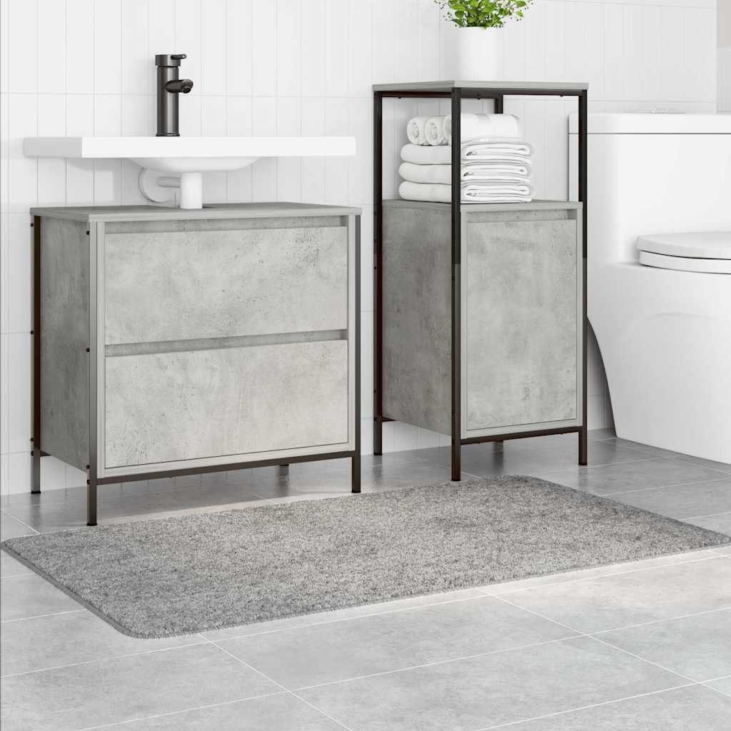 Anti-skli badematte Grå 70 x 120 cm PP