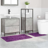 Anti-skli baderomsmatte sett 2 pcs Lilla PP