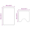 Anti-skli baderomsmatte sett 2 pcs Lilla PP
