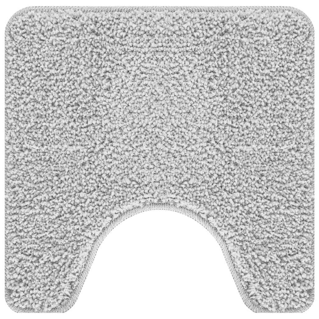 Anti-skli baderomsmatte sett 3 pcs Grå PP