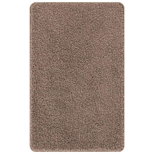 Anti-skli baderomsmatte sett 3 pcs Brun PP