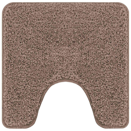 Anti-skli baderomsmatte sett 3 pcs Brun PP