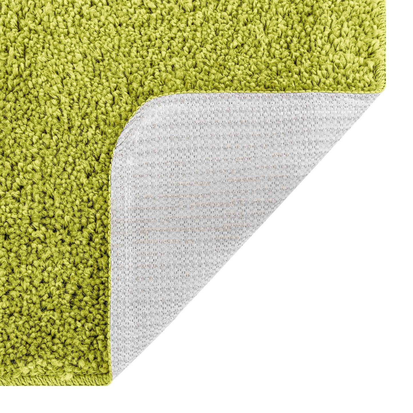 Anti-skli baderomsmatte sett 3 pcs grønn PP