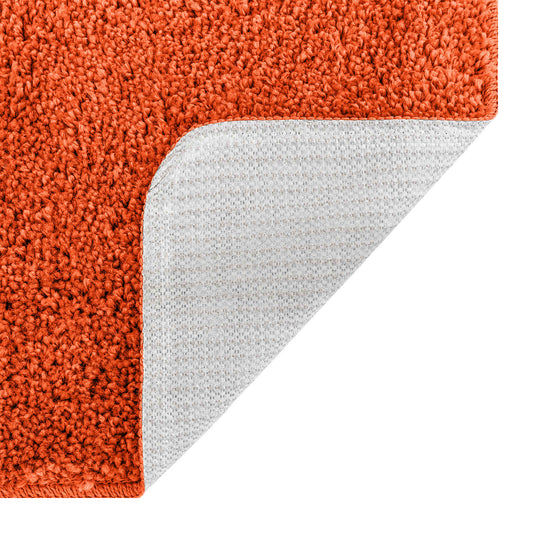 Anti-skli baderomsmatte sett 3 pcs Oransje PP