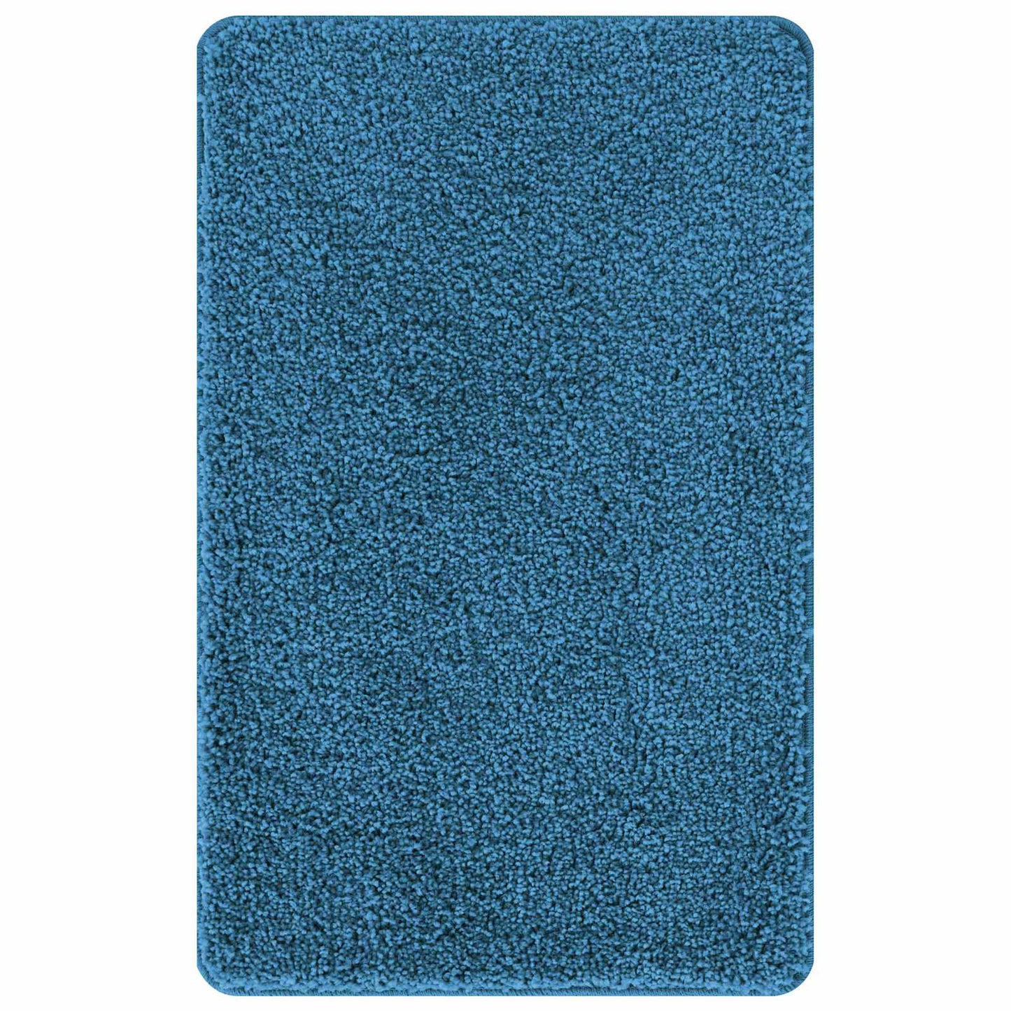 Anti-skli baderomsmatte sett 3 pcs Blå PP