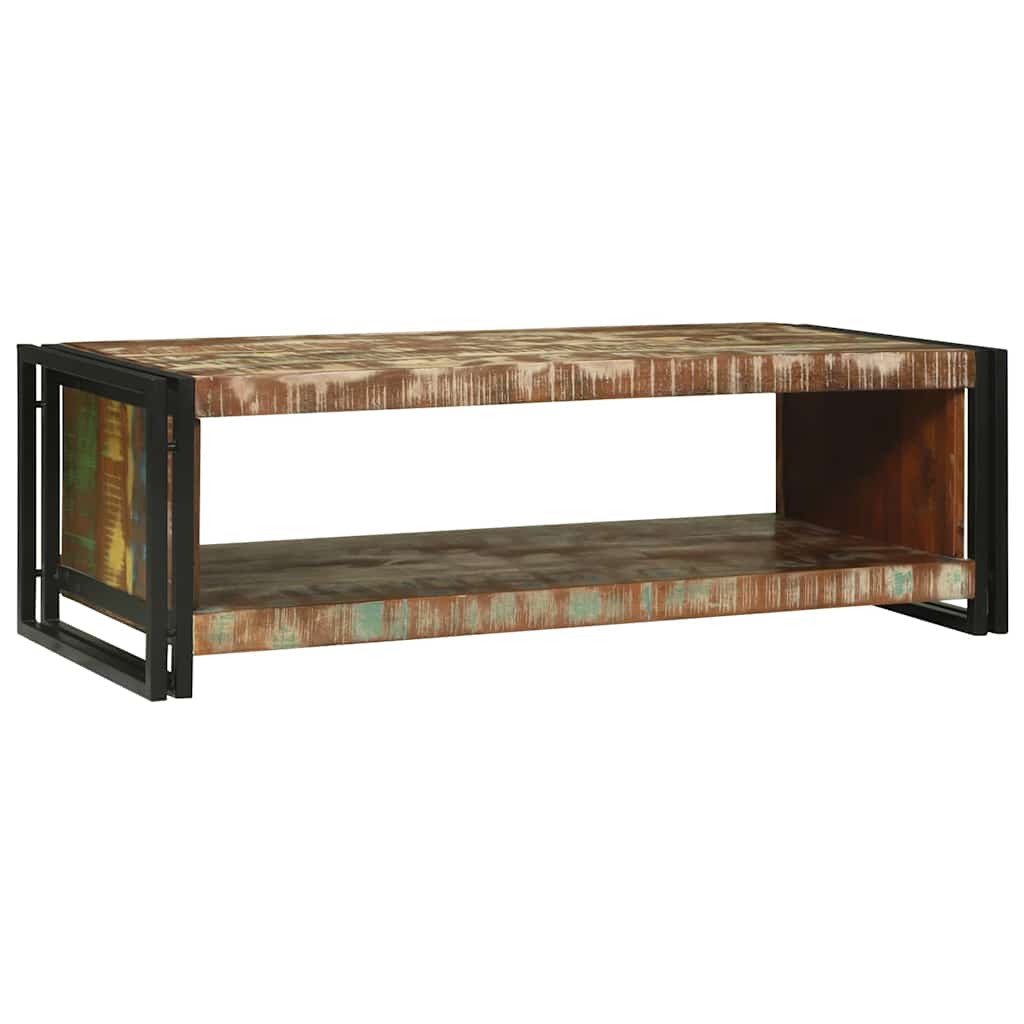 Kaffebord Flerfarget 120 x 50 x 38 cm Massiv Reclaim Tre