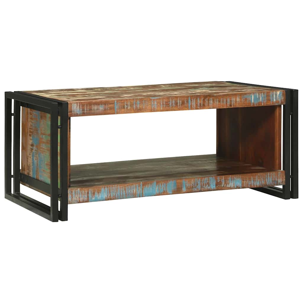 Kaffebord Flerfarget 90 x 50 x 38 cm Massiv Reclaim Tre