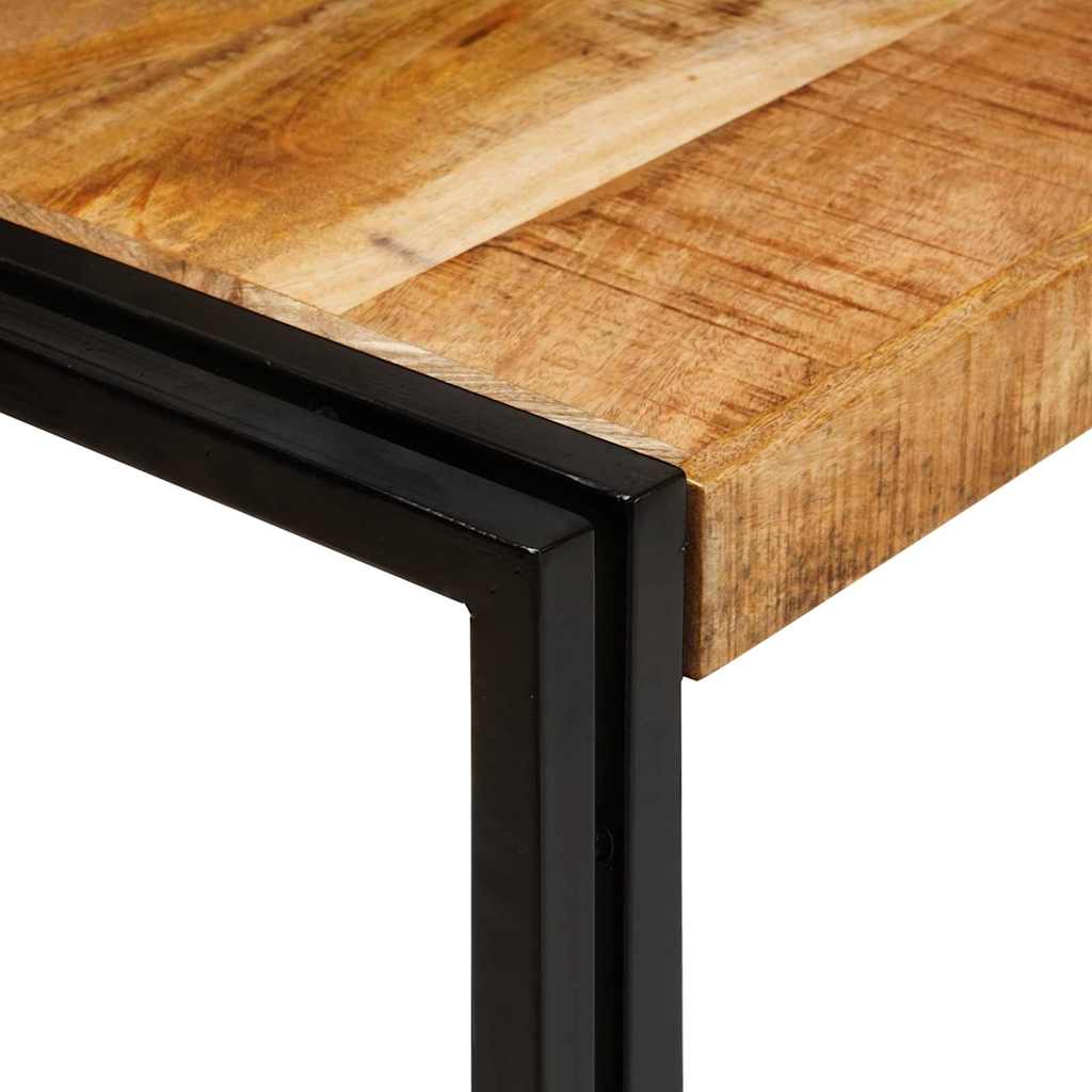 Nesting Bord 3 pcs Brun og svart Solid mango tre og metall