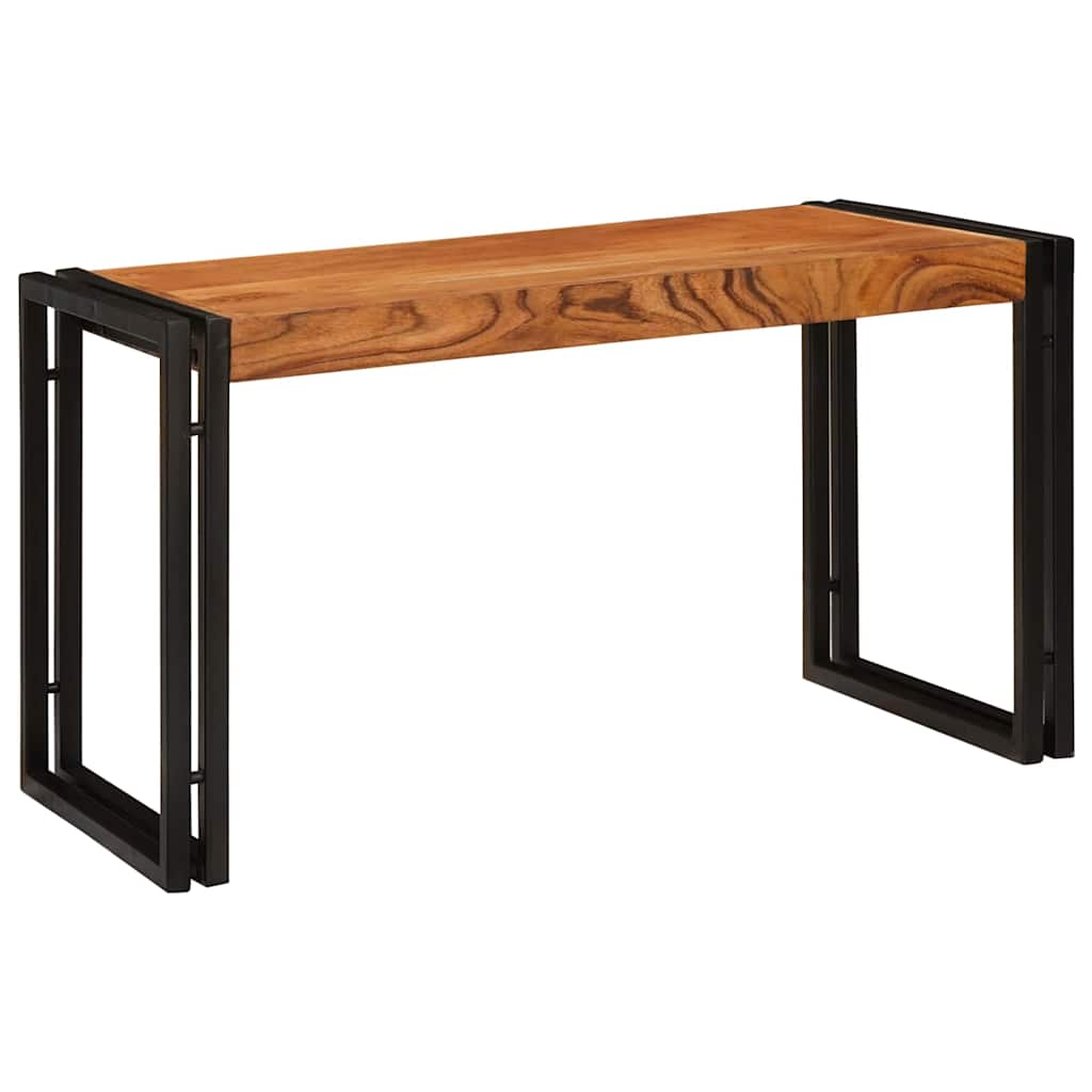Nesting Bord 3 pcs Brun og svart Massivt akasietre og metall