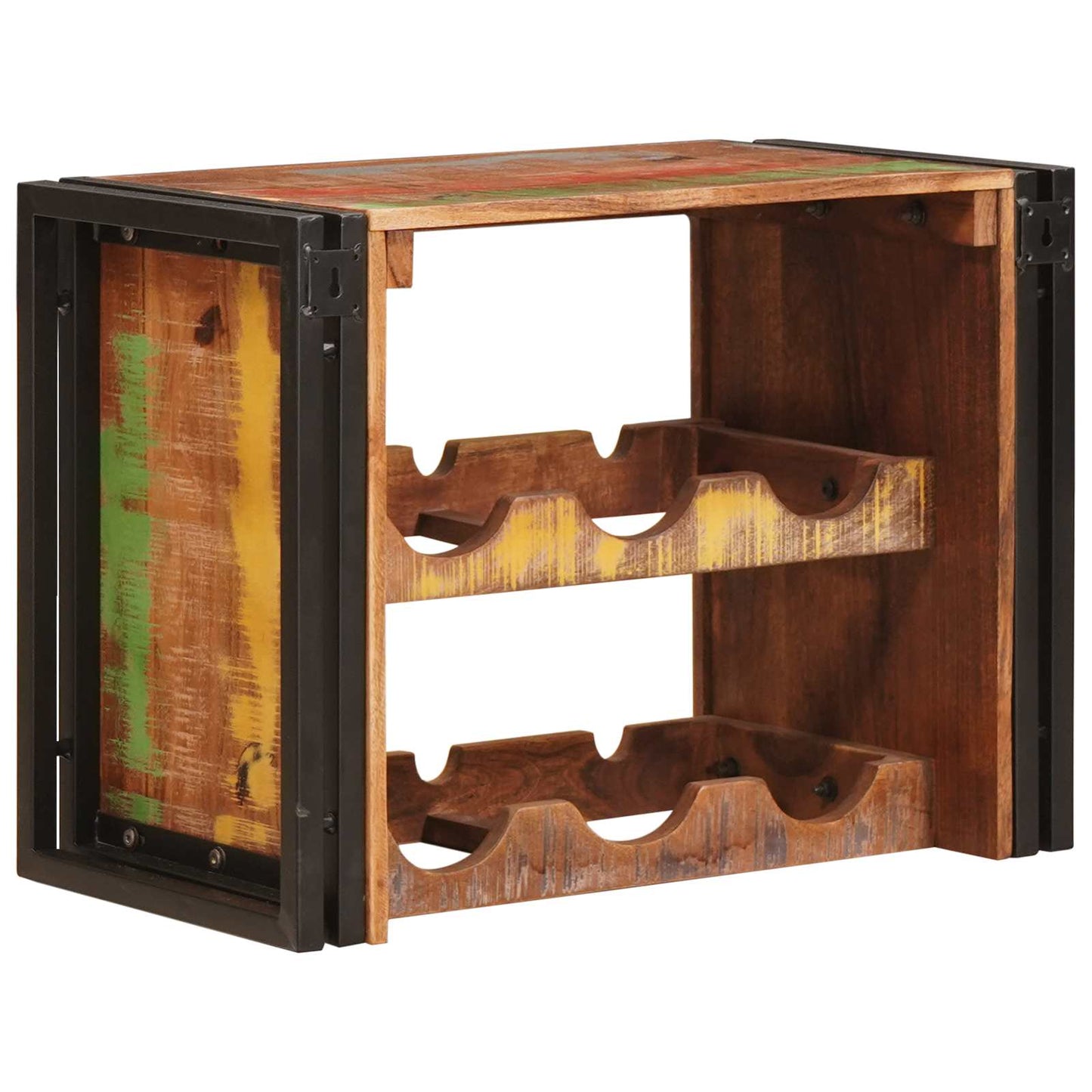 Vinhylle Brun 60 x 45 x 33 cm Massiv gjenbrukt treverk