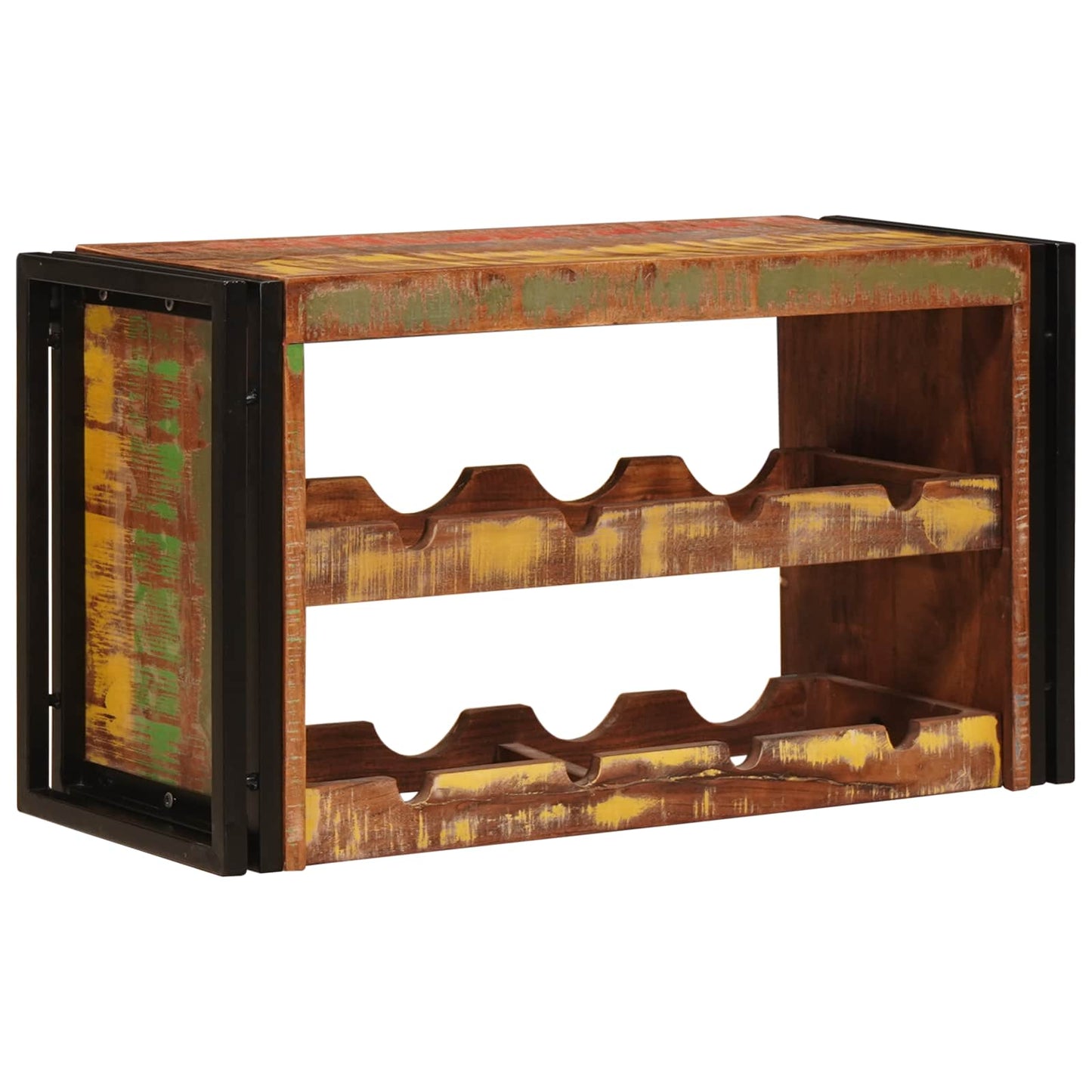 Vinhylle Brun 80 x 45 x 33 cm Massiv gjenbrukt treverk