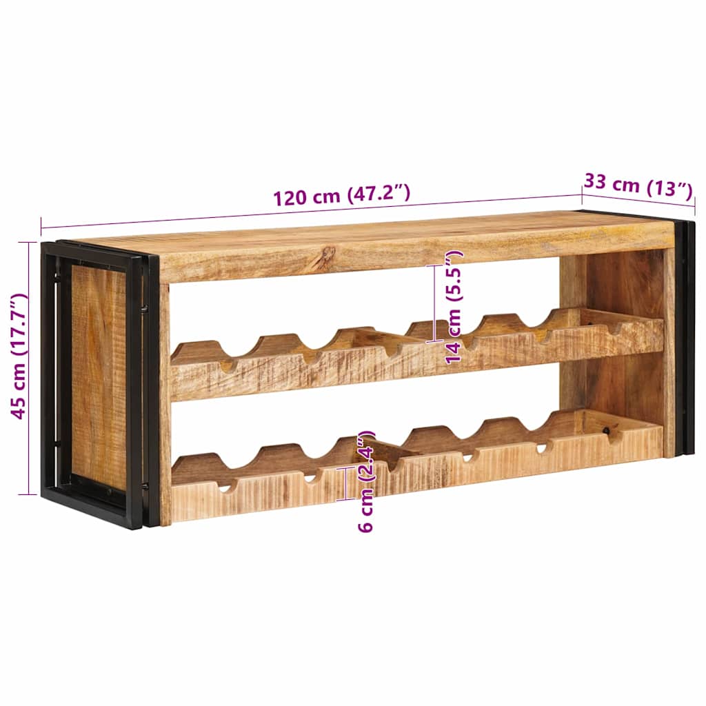 Vinhylle Brun 100 x 45 x 33 cm Solid Grov Mango Tre