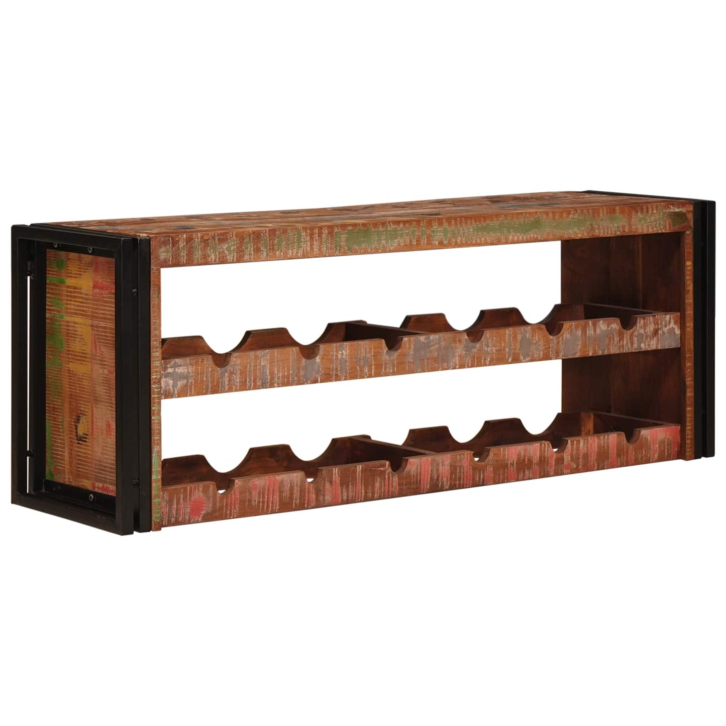 Vinhylle Brun 120 x 45 x 33 cm Massiv gjenbrukt treverk