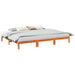 Familiesengeramme uten madrass voksbrun 240x200 cm heltre furu
