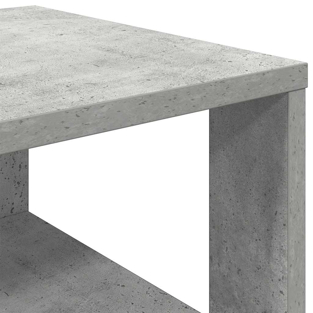 Skohylle betonggrå 61x32x70 cm konstruert tre