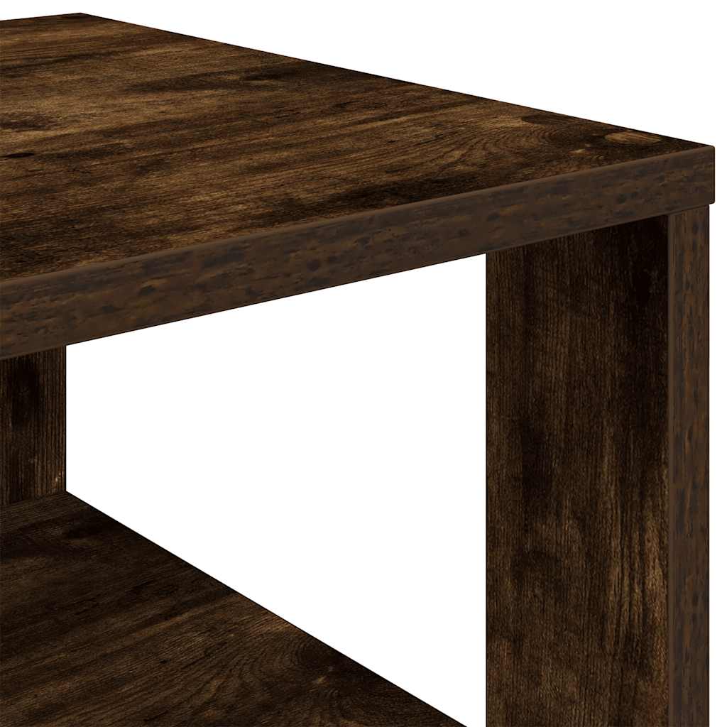 Skohylle røkt eik 61x32x70 cm konstruert tre