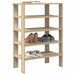 Skohylle sonoma eik 61x32x87,5 cm konstruert tre
