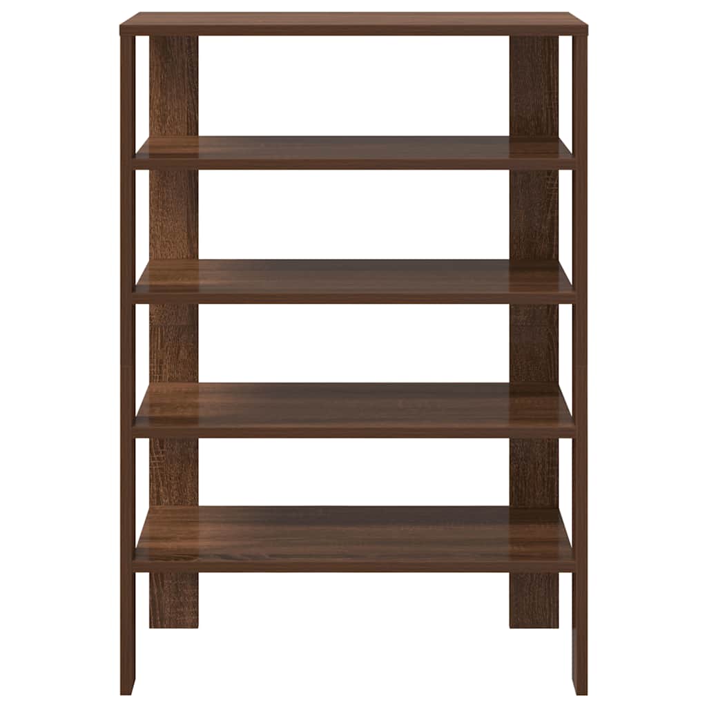 Skohylle brun eik 61x32x87,5 cm konstruert tre