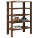 Skohylle brun eik 61x32x87,5 cm konstruert tre