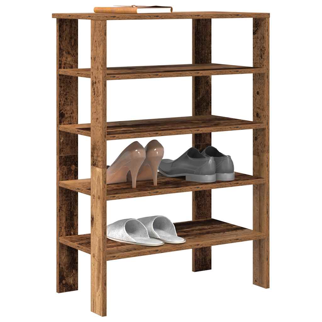 Skohylle gammelt tre 61x32x87,5 cm konstruert tre