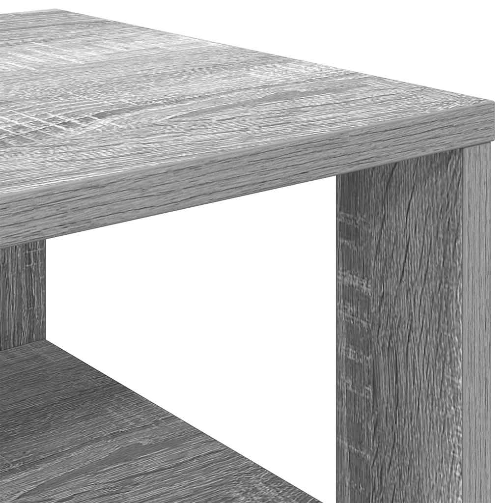 Skohylle grå sonoma 61x32x105 cm konstruert tre
