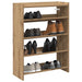 Skohylle artisan eik 60x25x81 cm konstruert tre
