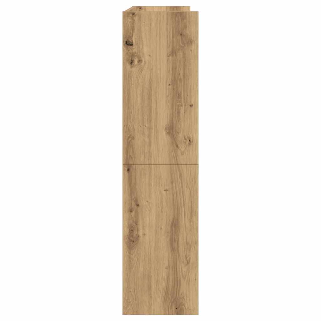 Skohylle artisan eik 80x25x100 cm konstruert tre