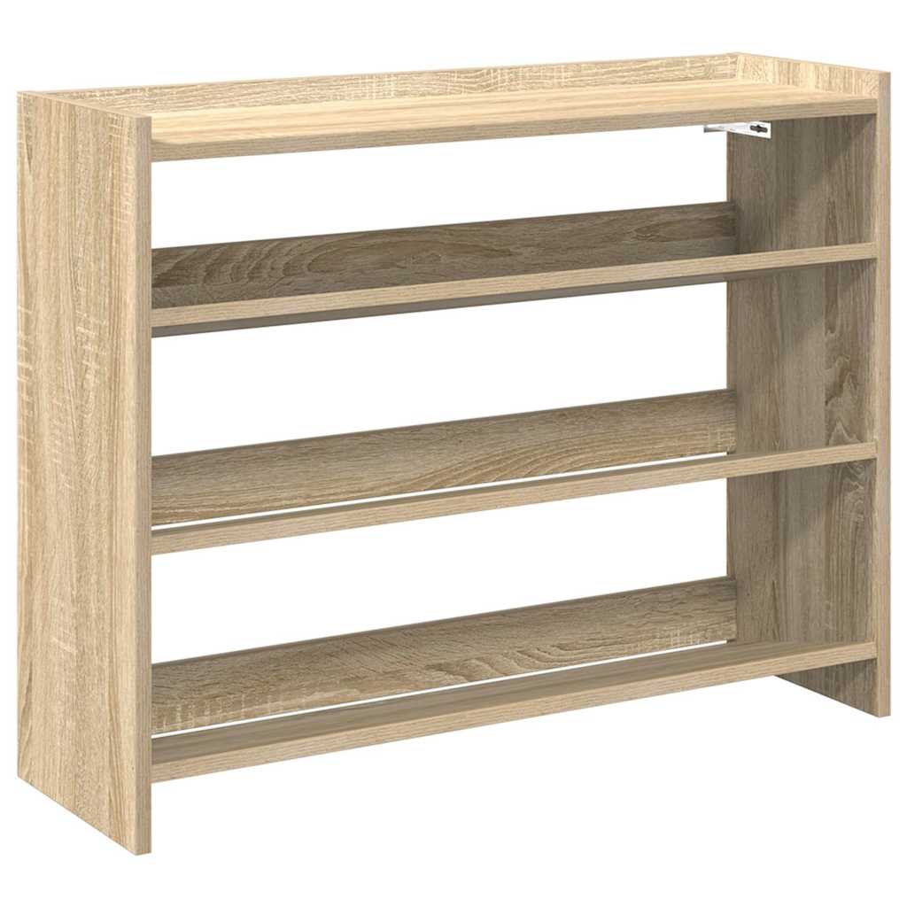Skohylle sonoma eik 80x25x62 cm konstruert tre