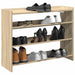 Skohylle sonoma eik 80x25x62 cm konstruert tre