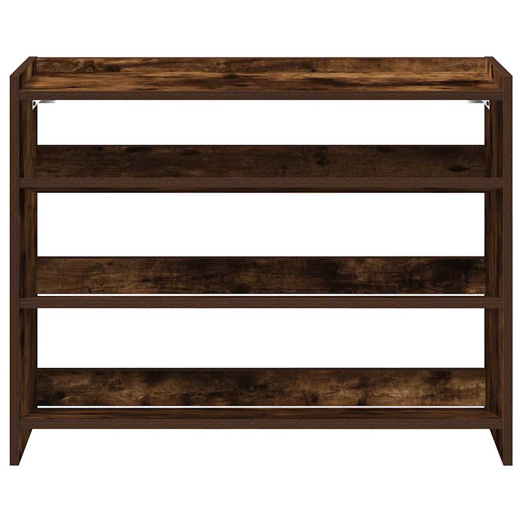 Skohylle røkt eik 80x25x62 cm konstruert tre