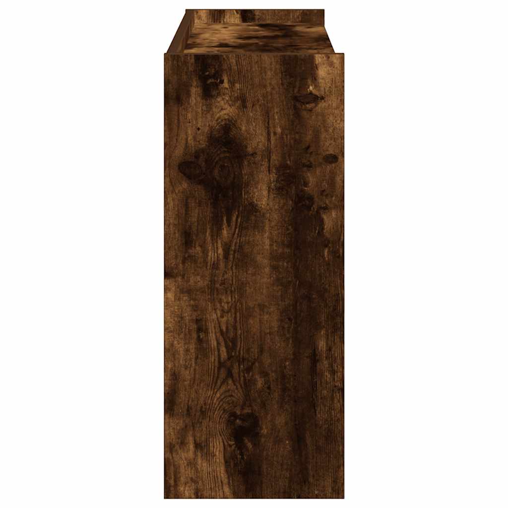Skohylle røkt eik 80x25x62 cm konstruert tre